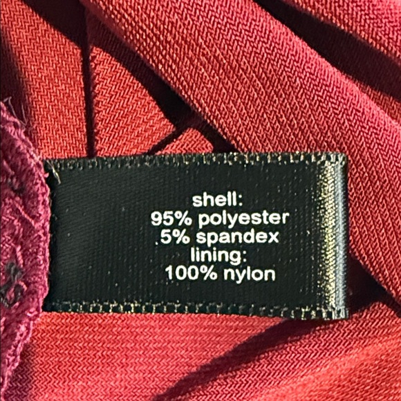 The Limited Rich Burgundy Mini Dress Size Small - Picture 6 of 6